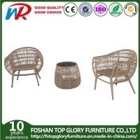 New Design Leisure Fashion Garden Furniture Rattan Table Sets Balcony Coffee Restaurant Outdoor Chai