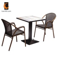 Anti Fading Outdoor Restaurant Garden Tables and Home Chair Furniture (I can-50019)