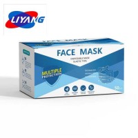 Disposable Ce Bfe99 ISO 13485 3ply Medical Surgeon Surgical Nonwoven Hospital Face Mask with Earloop