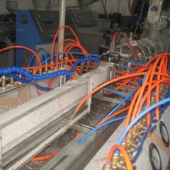 PVC Cable Trunking Production Line/PVC Trunking Extrusion Line/PVC Trunking Production Machine图1