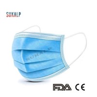 Disposable 3-Ply Safety Anti Virus Face Mask/Face Mask for Personal Health Saliva Protection Elastic