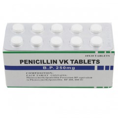 GMP Medicine  Penicillin Vk Tablet 250mg 10tablets*10/Box  Bp Western Medicine图1