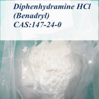 Supply Diphenhydramine HCl 147-24-0 Benadryl Pharmaceutical Raw Powder