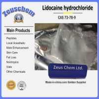 Local Anesthetica Powder Lidocaine Hydrochloride / Lidocaine HCl Pain Killer CAS 73-78-9