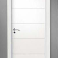 Eco-Friendly Waterproof WPC Interior Door for Bedroom Bathroom