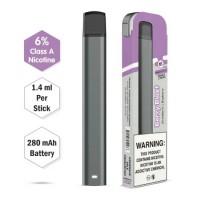 Fast Delivery 280mAh 6% Nic Salt Eliquid Vape Pen Bidi Stick