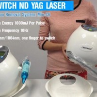 Portable Q-Switch ND YAG Laser Tattoo Remover Laser Eyebrow Removal Mini C6