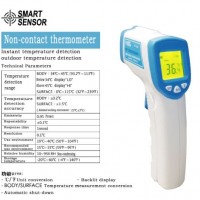 Electronic Thermometer Non-Contact Thermometer Infrared Forehead Temperature Gun