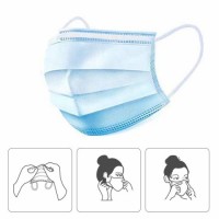 Factory Whole Sale Non Woven 3-Ply Mask Protective Face Mask