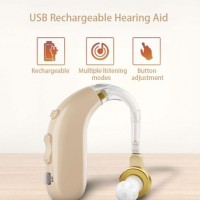 Rechargeable Bte Hearing Aid for Eldly Confortable Ear Proction a-130