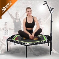 Fun Jump Mini Fitness Hexagon Trampoline with Handle