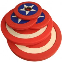 China Factory Captain America PU Weight Plate