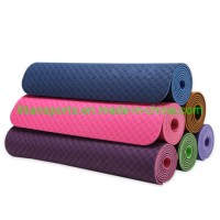 Yoga Pilates Exercise Thick Large TPE Yoga Mat Custom Printed Yoga Mats