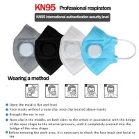 Kn95 Disposable Face Masks N95 Protective Filter Mouth Respirator Dust Mask Flu Facial Template Ffp2