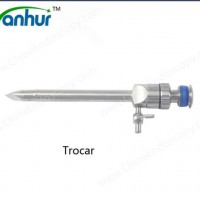 Laparoscopic Instrument Reusable Magnetic Flap Valve Trocar