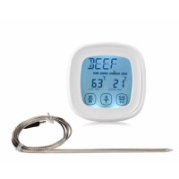 LCD Display Touch Screen Digital Kitchen Meat Thermometer