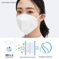 in Stock Wholesale Earloop Disposable Kn95 Protective Non Woven Facial Mask