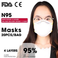 Anti Dust Breathable Disposable 3 - Layer Filter Mask Ear - Worn N95 Disposable Mask