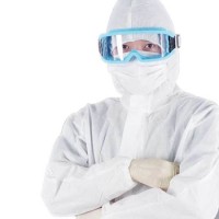 Non-Woven Full Body Coverall Disposable Isolation Protective Coverall Suits Clothing