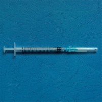 Disposable 3-Part Syringe 1ml Luer Slip with Needle