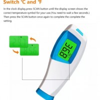 Baby Body Temperature Digital Infrared Thermometer Gun Fever Measure Adult Kids Forehead Non Contact