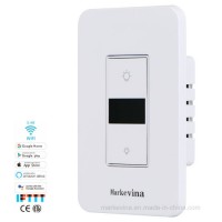 Us Standard Smart WiFi Dimmer Switch with LED Display