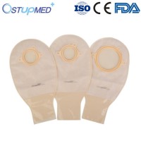 Two Piece Colostomy Ileostomy Drainage Cut -to-Fit Clamp Type
