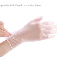 Disposable Examination Vinyl Gloves PVC Rubber Powder Free with Ce FDA