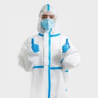 Wholesale Custom Anti Dust Disposable Coverall Full Body Protection Security PPE Clothing Gown