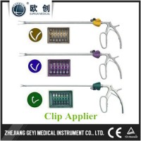 Laparoscopic XL Yellow Hemolok Clip Applier Forceps