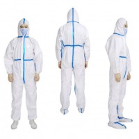 Ce in Stock Hospital Safety Disposable Medical Virus Protective Clothing