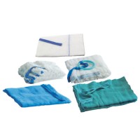 Surgical Hospital Sterile Non Woven Lap Sponge 45 X 45 12 Ply