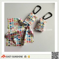 Fashionable Microfiber Clean Cloth with Key Chain (DH-MC0633)