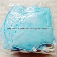 Students Kids FFP2 KN95 Blue Earloop Mask in Stock