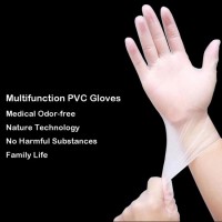 Thickening Inspection Gloves Disposable Vinyl Gloves Without Powder to Prevent Bacterial