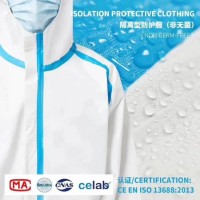 Disposable Waterproof Safety Wear Clothes Medical Uniform Protective Suit Sterilization Coverall