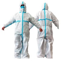 Virus Protection Suit Non Woven Fabric Breathable Disposable Chemical Working Safety Personal Protec