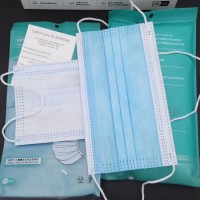 Fast Delivery 99% Filtration Rate Non-Woven Fabric 3ply Disposable Mask English Package