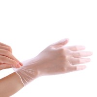 Safe Contactless Household Transparent PVC Disposable Protection Gloves with Good Quality