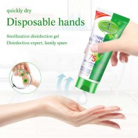 Portable Rinse-Free Wash-Free Waterless 80ml 99.99% Antibacterial 75% Alcohol Instant Hand Sanitizer