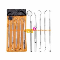 Stainless Steel Dental Instrument Examamination Tooth Cleaning Removal Set