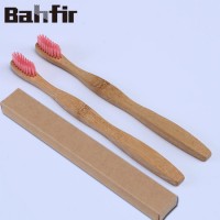 Chinese Bamboo Tooth Brush 100% Biodegradable Eco-Friendly Travel Toothbrushes Wooden Dental Kit Bam