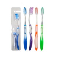 Custom Oral Care Orthodontic Travel Replacement Heads Adult Plastic Toothbrush