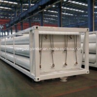 Cylinder Container  8 Tubes Skid CNG Trailer CNG Tank