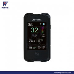 A6 Multi Function Formaldehyde Pm2.5 Pm10 CO2 Air Quality Monitor with HD TFT LCD Display图1