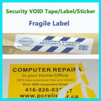 Custom Fragile Seal Sticker; Egg Shell Label