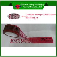 Temper Proof Security Void Opened Sealing Tape