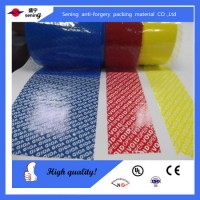 Custom Tamper Evident Security Adhesive Security Tape