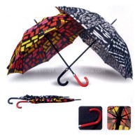 Custom Outdoor Promotional Rain Sun Straight Golf Gift Stick Umbrella