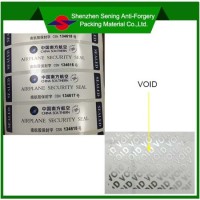 Custom Airline Security Warranty Void Seal/Label/Sticker If Removed